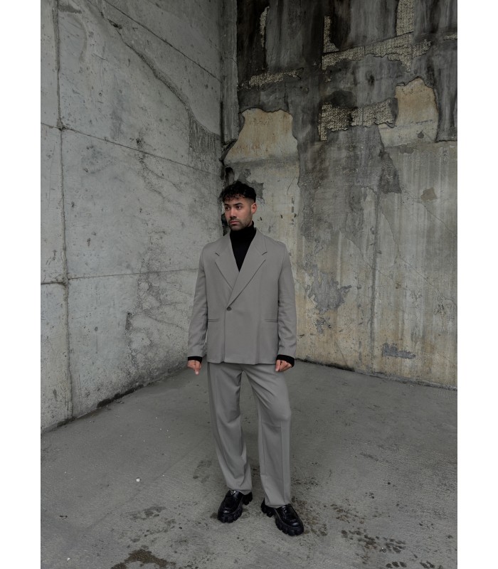 OVERSİZE YAN DETAYLI ÖZEL KESİM ANTRASİT TAKIM