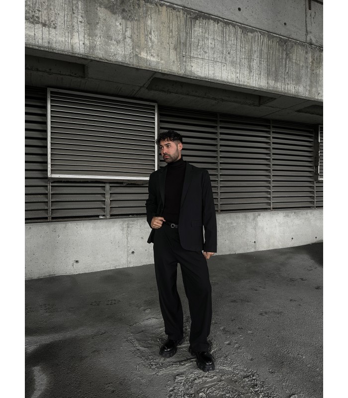 YENİ SEZON OVERSİZE ÖZEL KESİM SİYAH TAKIM