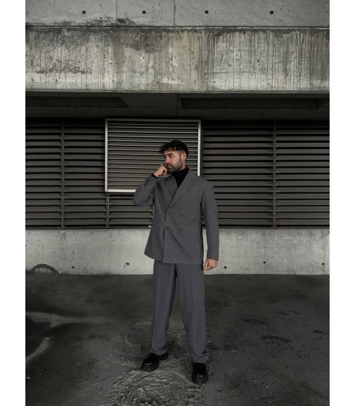 YENİ SEZON OVERSİZE ÖZEL KESİM GRİ TAKIM