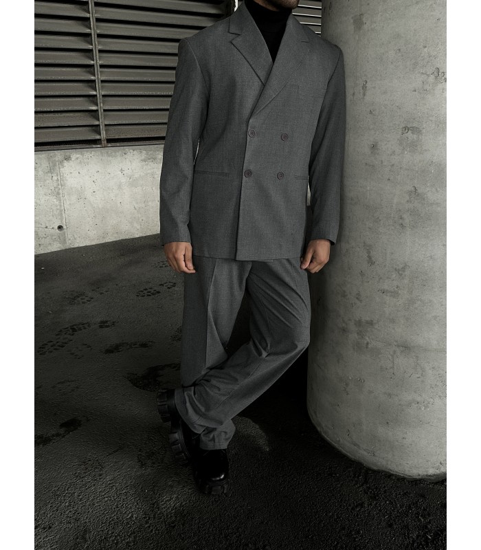 YENİ SEZON OVERSİZE ÖZEL KESİM GRİ TAKIM