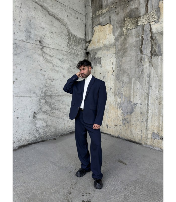 YENİ SEZON OVERSİZE ÖZEL KESİM LACİVERT TAKIM