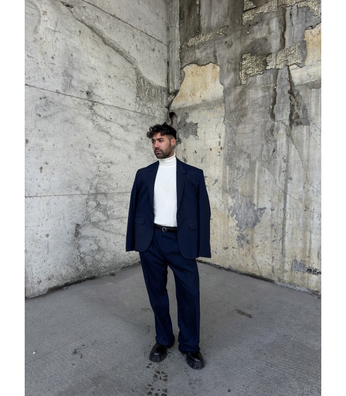 YENİ SEZON OVERSİZE ÖZEL KESİM LACİVERT TAKIM