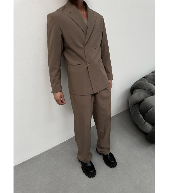 Yeni sezon oversize özel kesim vizon takım