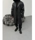 YENİ SEZON DERİ OVERSİZE TRENCH CEKET
