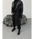 YENİ SEZON DERİ OVERSİZE TRENCH CEKET