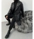 YENİ SEZON DERİ OVERSİZE TRENCH CEKET