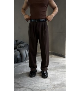 YENİ SEZON BAGGY KUMAŞ KAHVE PANTOLON