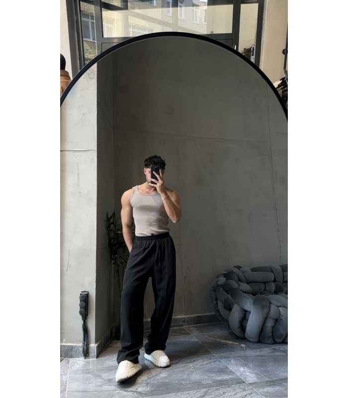 YÜKSEK KALİTE LİKRALI GRİ ATLET