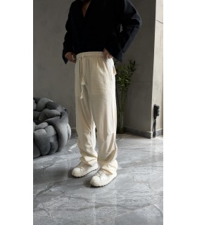 YENİ SEZON BAGGY BEJ KETEN PANTOLON