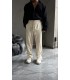 YENİ SEZON BAGGY BEJ KETEN PANTOLON