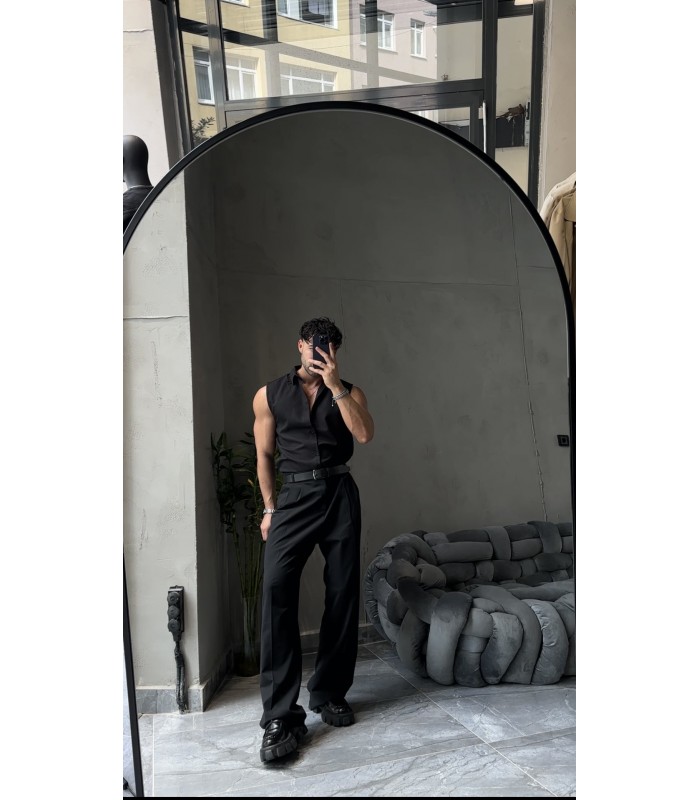 Yeni sezon siyah spor gömlek