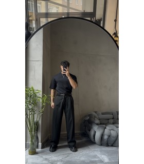 OVERSİZE BİSİKLET YAKA TİŞÖRT