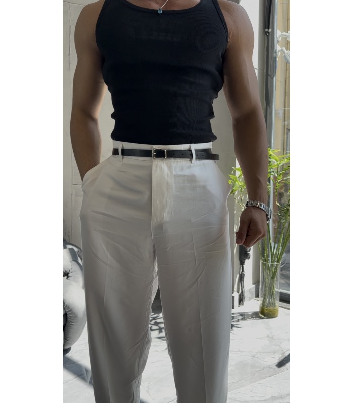 KLASİK TOKA DETAYLI İNCE SİYAH KEMER