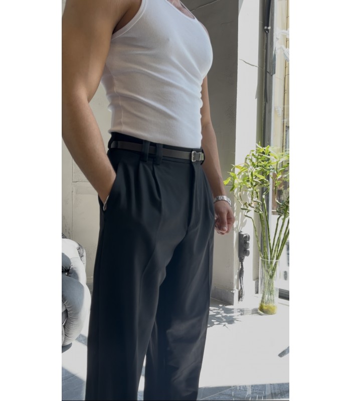 KLASİK TOKA DETAYLI İNCE KAHVE KEMER