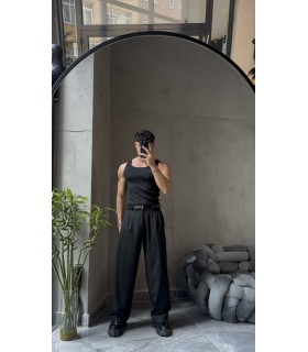 SPECİAL LİKRALI SİYAH ATLET