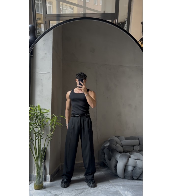 SPECİAL LİKRALI SİYAH ATLET