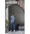 OVERSİZE YIKAMA KUMAŞ EŞOFMAN TAKIM