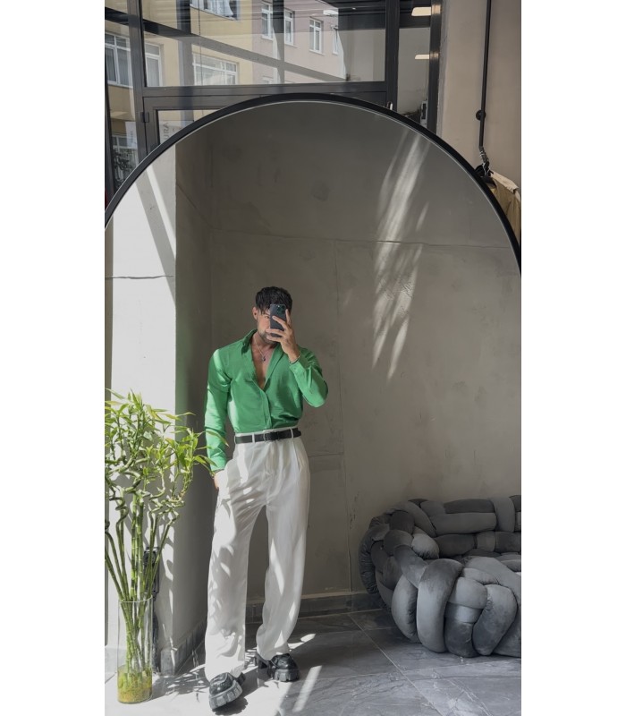 YENİ SEZON KETEN GÖMLEK