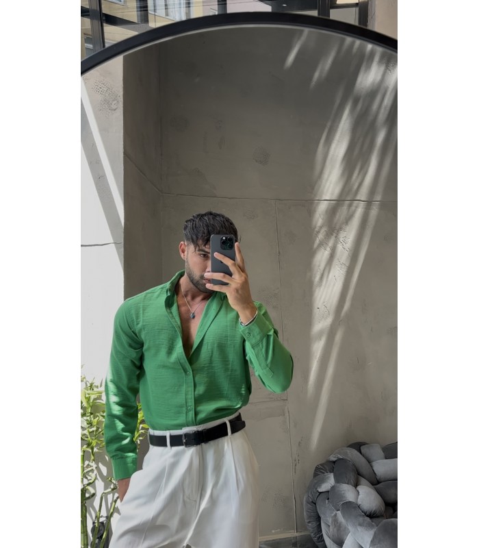 YENİ SEZON KETEN GÖMLEK