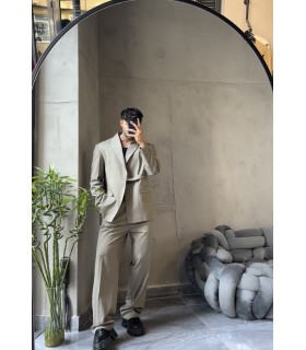 YANDAN KEMER DETAYLI OVERSİZE TAKIM