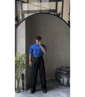 OVERSİZE BİSİKLET YAKA TİŞÖRT