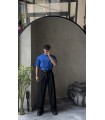 OVERSİZE BİSİKLET YAKA TİŞÖRT