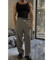 OVERSİZE BAGGY KUMAŞ GRİ PANTOLON