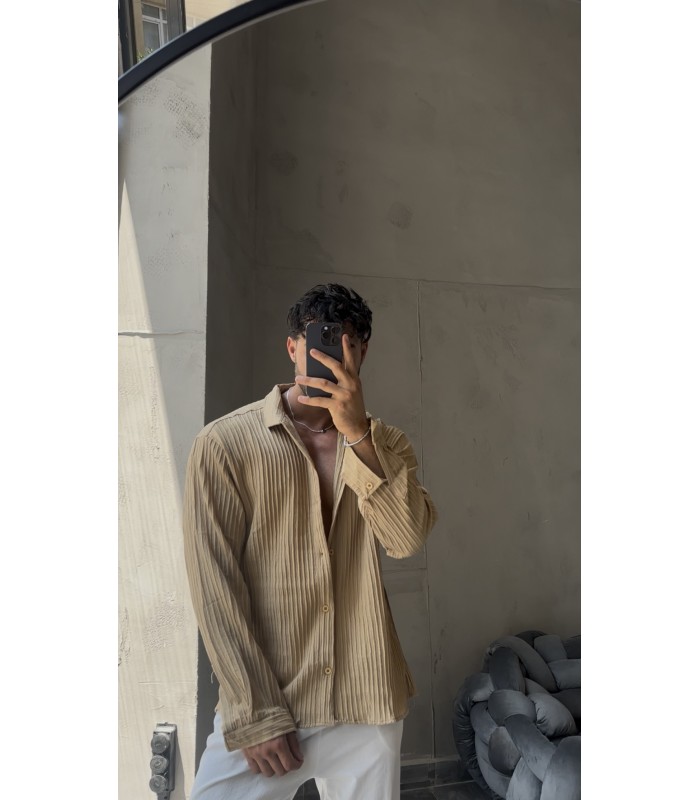 OVERSİZE ÖZEL KUMAŞ GÖMLEK