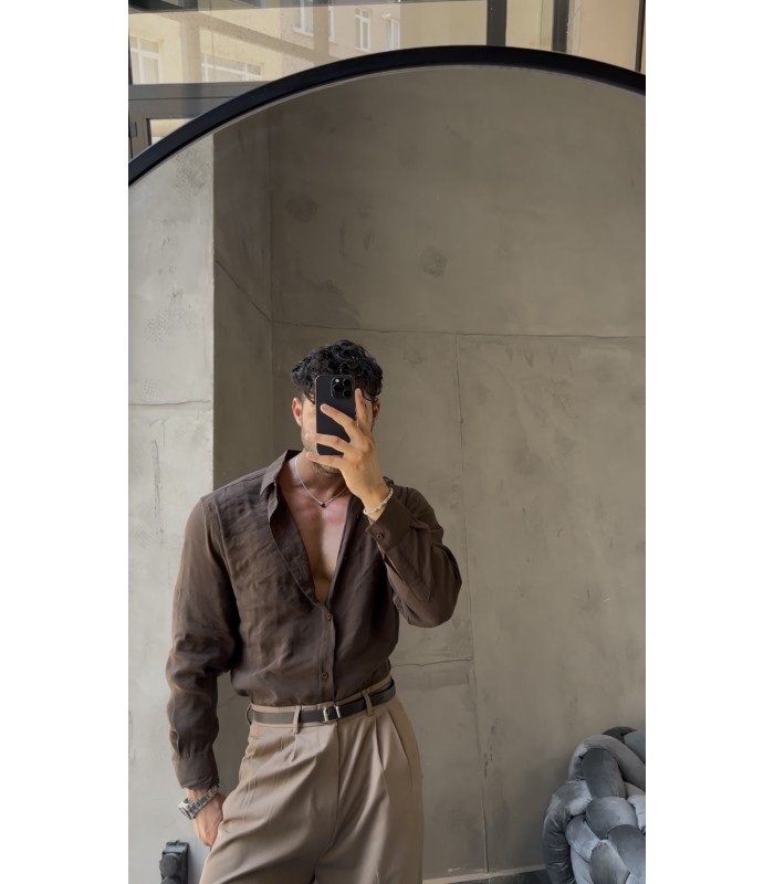 YENİ SEZON PÜRÜSÜZ OVERSİZE GÖMLEK