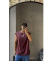 OVESİZE LAZER KESİM SIFIR KOL TİŞÖRT