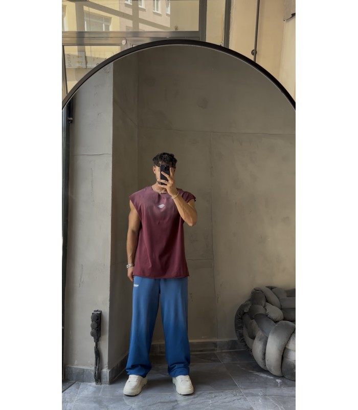 OVESİZE LAZER KESİM SIFIR KOL TİŞÖRT