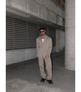 OVERSİZE YAN KEMER DETAYLI TAKIM