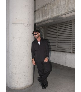 OVERSİZE YAN KEMER DETAYLI TAKIM