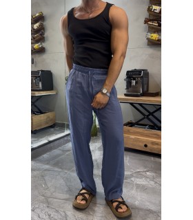 TENSEL KUMAŞ İP DETAYLI BAGGY PANTOLON