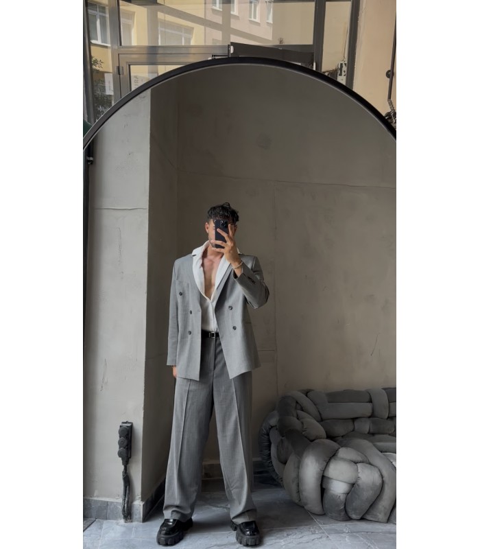 YENİ SEZON OVERSİZE YÜKSEK KALİTE ÇİZGİLİ TAKIM