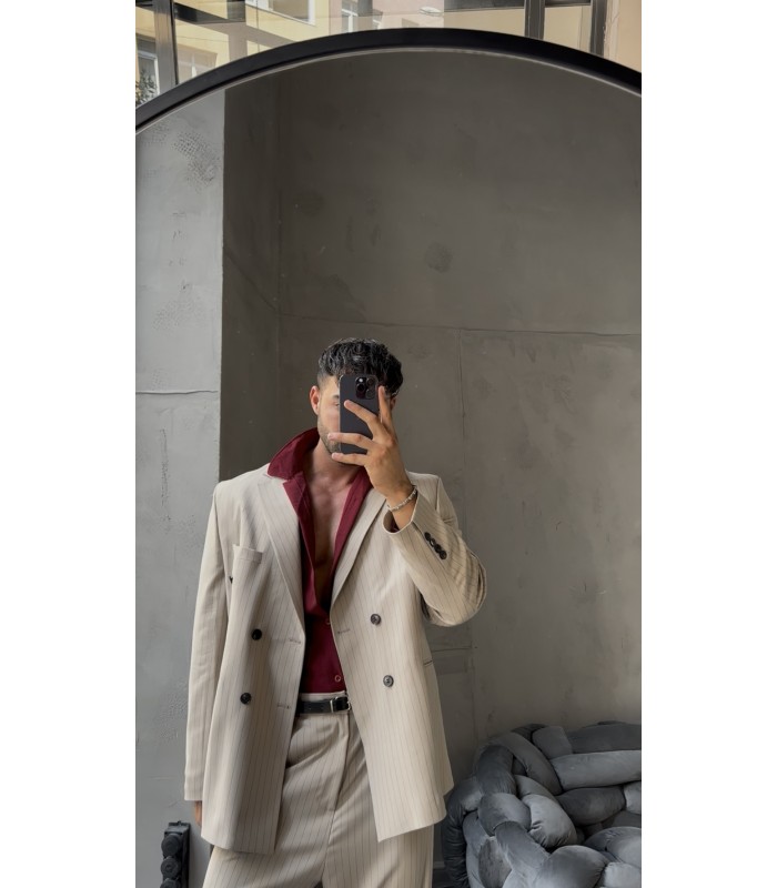 YENİ SEZON OVERSİZE YÜKSEK KALİTE ÇİZGİLİ TAKIM