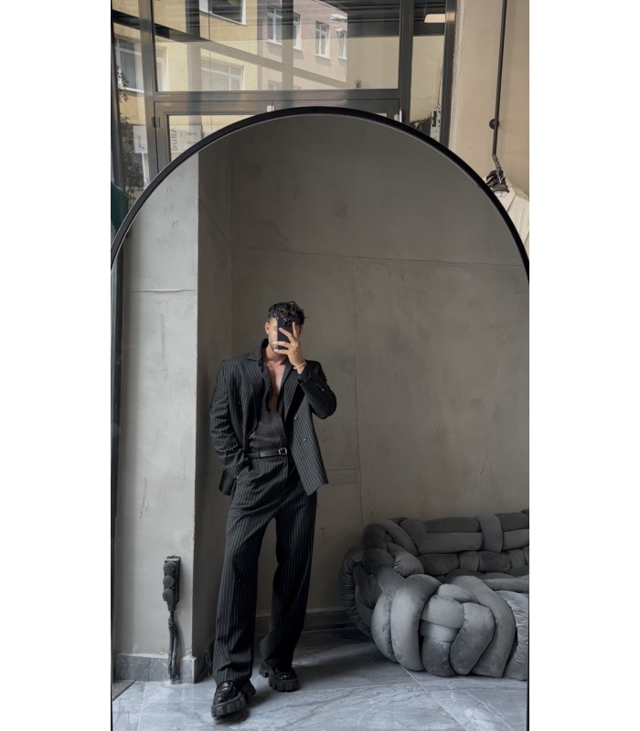 YENİ SEZON OVERSİZE YÜKSEK KALİTE ÇİZGİLİ TAKIM