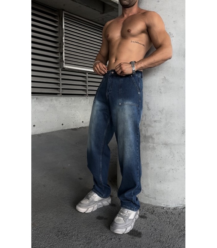 CEP DETYALI BAGGY FİT JEAN