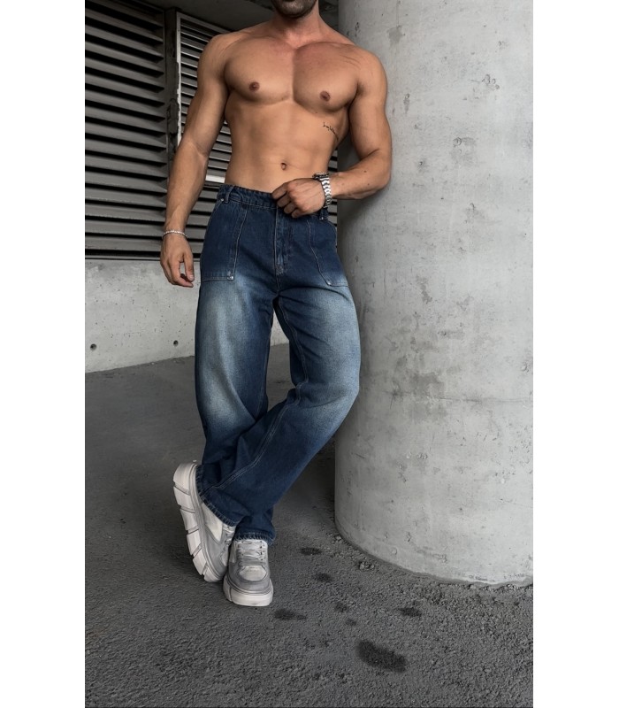 CEP DETYALI BAGGY FİT JEAN