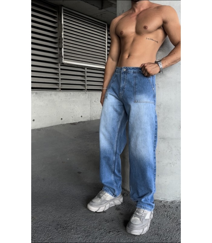 CEP DETYALI BAGGY FİT JEAN