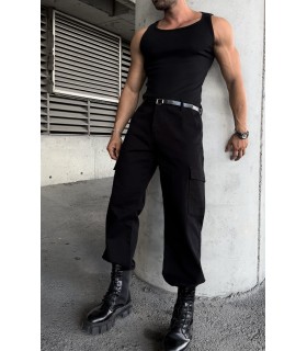 BAGGY YAN CEP DETAYLI JEAN