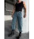 BAGGY YAN CEP DETAYLI JEAN