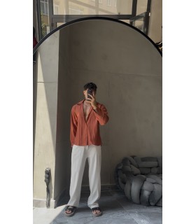 OVERSİZE ÖZEL KUMAŞ GÖMLEK