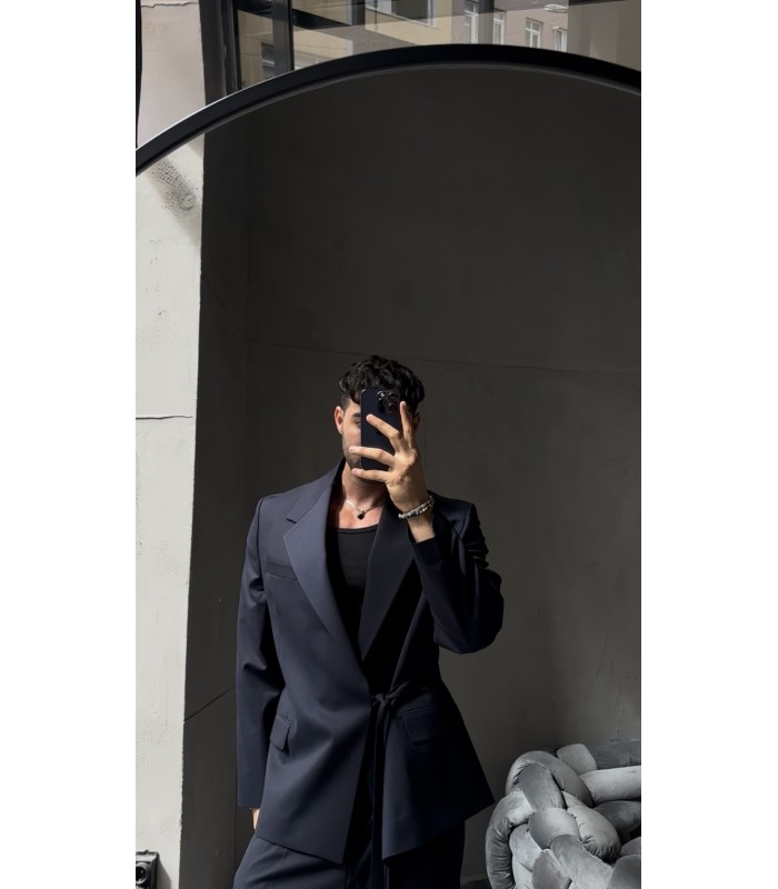 YENİ SEZON OVERSİZE YANDAN KEMER DETAYLI TAKIM