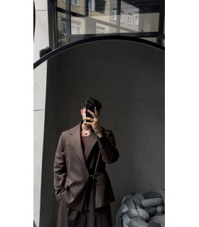 YENİ SEZON OVERSİZE YANDAN KEMER DETAYLI TAKIM