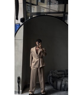 YENİ SEZON OVERSİZE YANDAN KEMER DETAYLI TAKIM