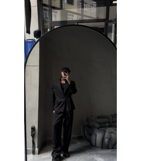 YENİ SEZON OVERSİZE YANDAN KEMER DETAYLI TAKIM