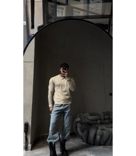 BİSİKLET YAKA OVERSİZE YENİ SEZON PELUŞ