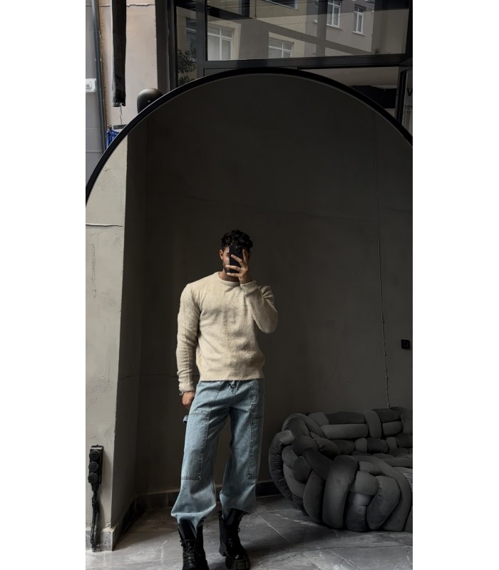 BİSİKLET YAKA OVERSİZE YENİ SEZON PELUŞ