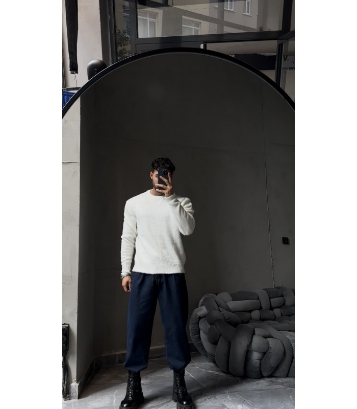 BİSİKLET YAKA OVERSİZE YENİ SEZON PELUŞ